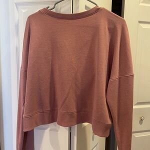 Womens Open Back Sweatshirt
